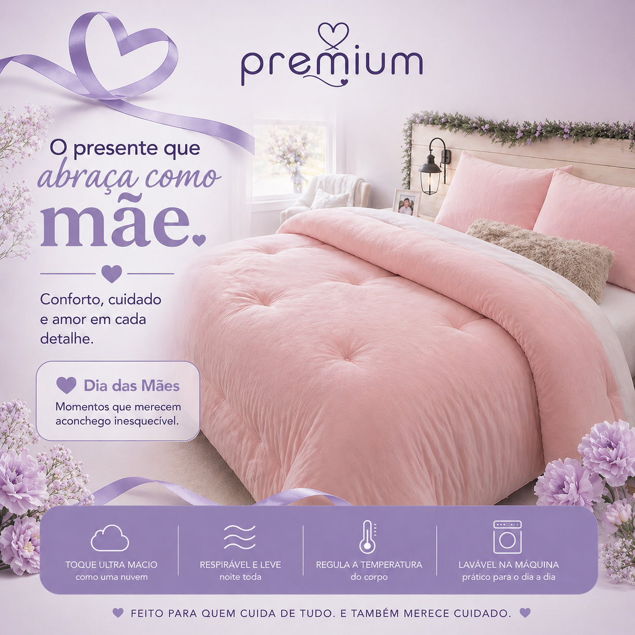 Edredom Premium em destaque